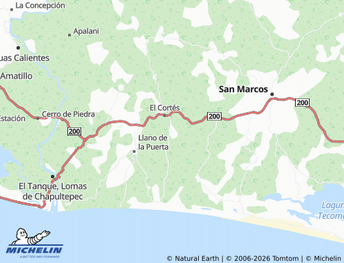MICHELIN El Coacoyul map - ViaMichelin