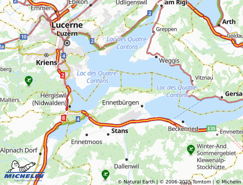 Mapa MICHELIN Bürgenstock - ViaMichelin