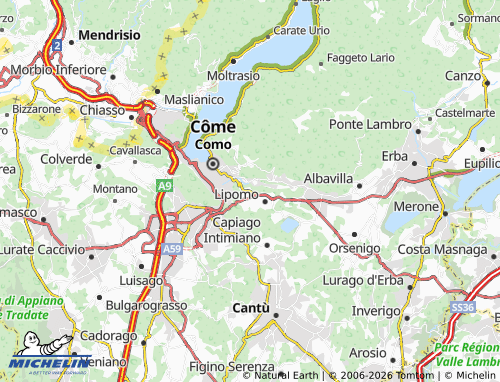 MICHELIN Lora map - ViaMichelin