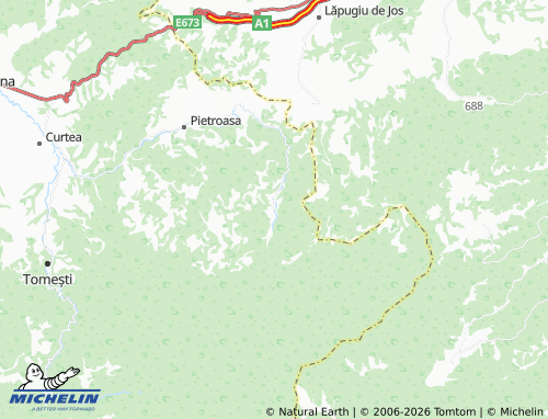 Mapa MICHELIN Poieni - ViaMichelin