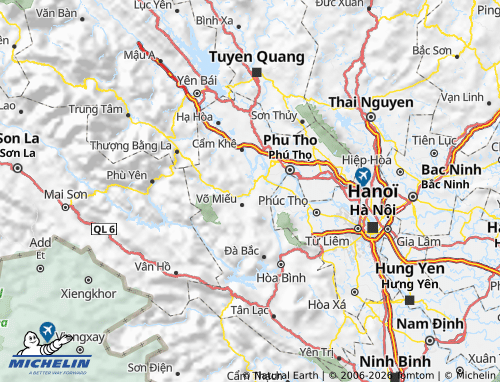 MICHELIN Thanh Sơn map - ViaMichelin