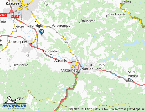Mappa MICHELIN Payrin-Augmontel - ViaMichelin