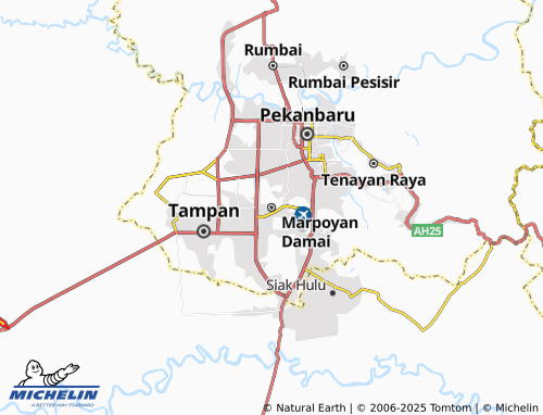 MICHELIN Marpoyan Damai map - ViaMichelin