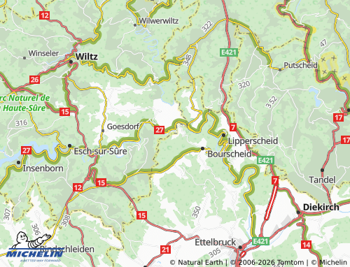 Kaart MICHELIN Dirbach - ViaMichelin