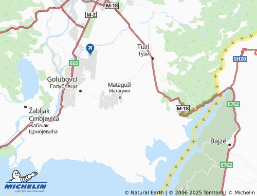 MICHELIN-Landkarte Vranj - ViaMichelin