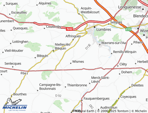 MICHELIN Contemerle map - ViaMichelin