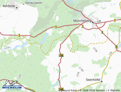 MICHELIN Schönfelde map - ViaMichelin