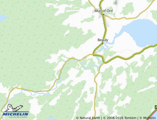 Carte MICHELIN Kilmorack - ViaMichelin