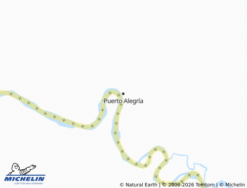 MICHELIN Puerto Alegría map - ViaMichelin