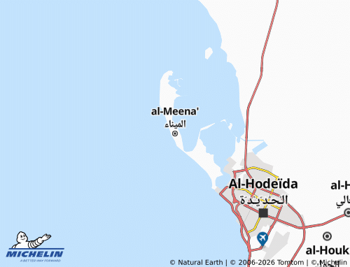 Mappa MICHELIN al-Meena' - ViaMichelin
