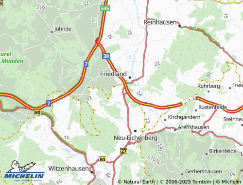 MICHELIN Marzhausen map - ViaMichelin