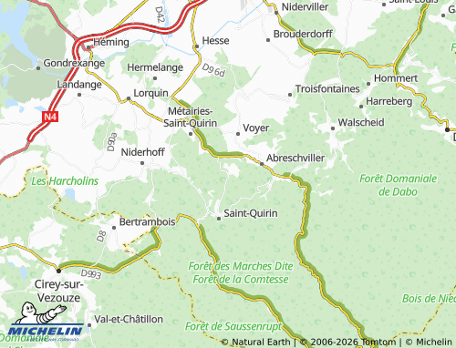 Mappa MICHELIN Vasperviller - ViaMichelin