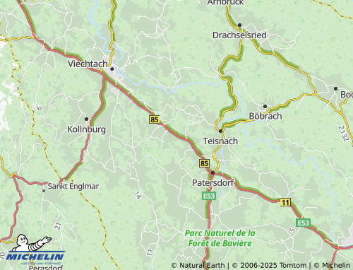 Kaart MICHELIN Weging - ViaMichelin