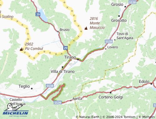 MICHELIN-Landkarte Tirano - ViaMichelin