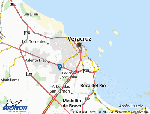 MICHELIN Villa de Guadalupe map - ViaMichelin