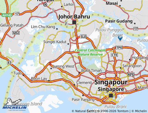 Kaart MICHELIN Bukit Panjang - ViaMichelin