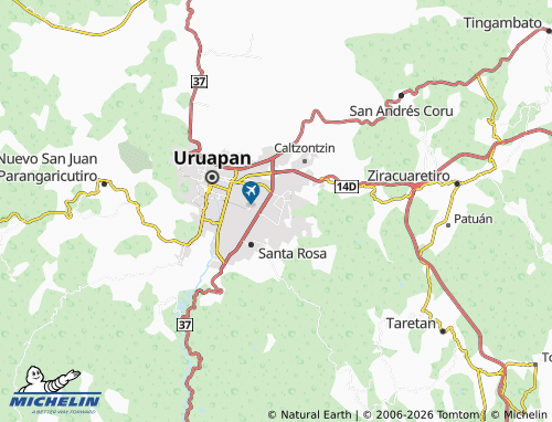 MICHELIN El Uval map - ViaMichelin