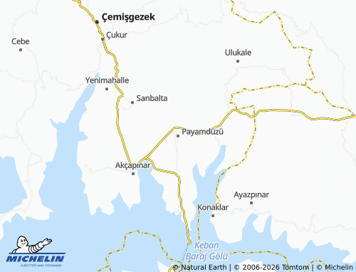 Mappa MICHELIN Payamdüzü - ViaMichelin
