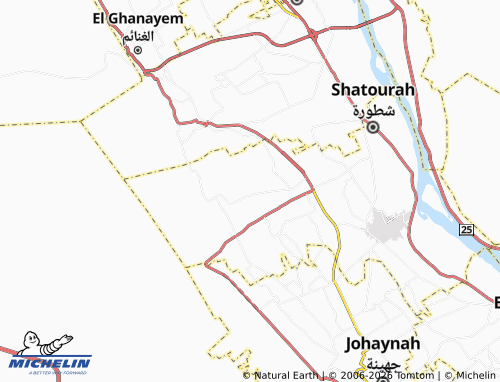 MICHELIN El Safeha map - ViaMichelin