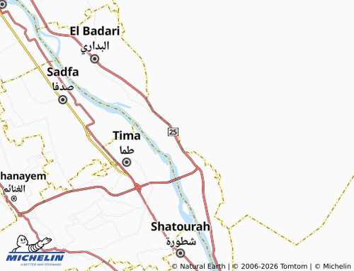 MICHELIN El Hamamia map - ViaMichelin