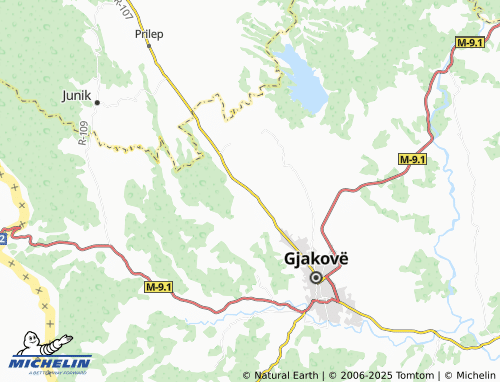 MICHELIN Skivjan map - ViaMichelin