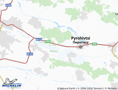 MICHELIN-Landkarte Prybuzke - ViaMichelin