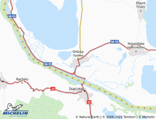 MICHELIN-Landkarte Orlivka - ViaMichelin