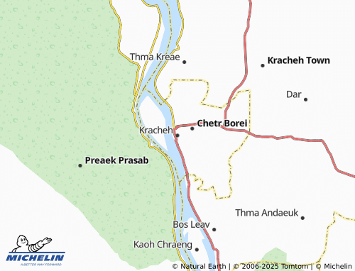 MICHELIN Kracheh map - ViaMichelin