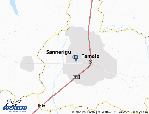 MICHELIN Sannerigu map - ViaMichelin
