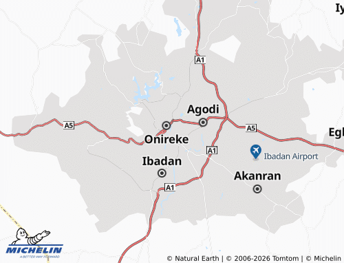 MICHELIN-Landkarte Abebi - ViaMichelin