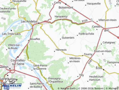 MICHELIN La Bucaille map - ViaMichelin