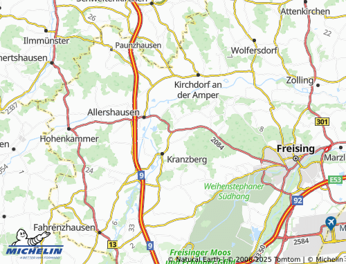 MICHELIN-Landkarte Eberspoint - ViaMichelin