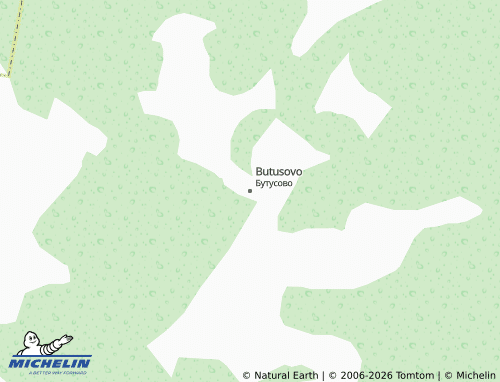 MICHELIN-Landkarte Butusovo - ViaMichelin