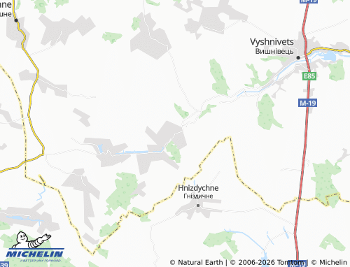 Mappa MICHELIN Ustechko - ViaMichelin