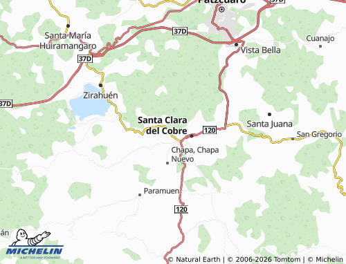 MICHELIN Los Cedros map - ViaMichelin