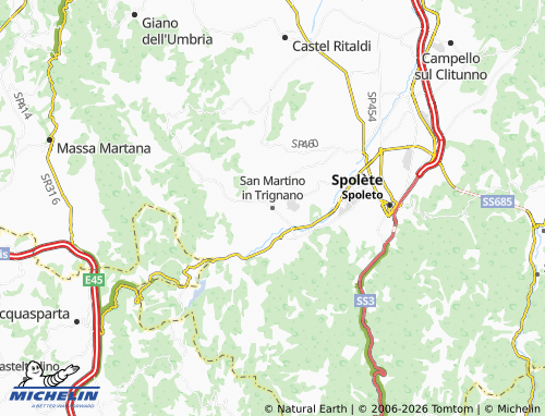 MICHELIN-Landkarte San Martino in Trignano - ViaMichelin