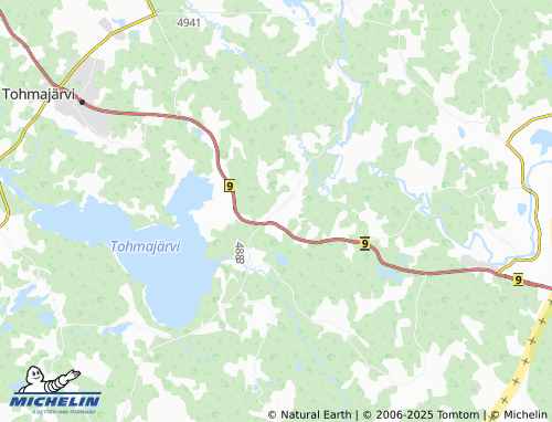 MICHELIN Uusi-Värtsilä map - ViaMichelin