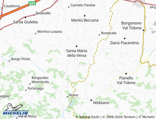 MICHELIN Chiappeto map - ViaMichelin