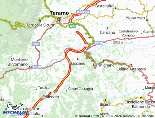 Mapa MICHELIN Basciano - ViaMichelin