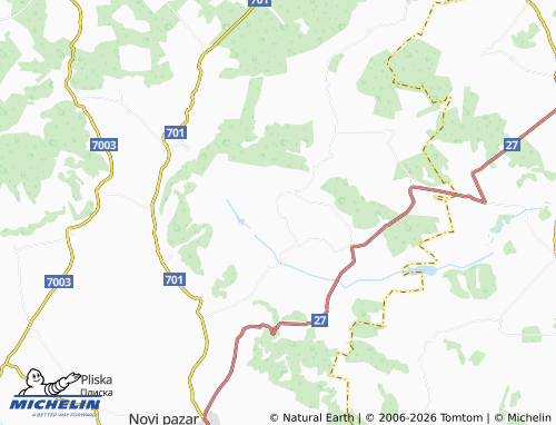 Kaart MICHELIN Mirovtsi - ViaMichelin
