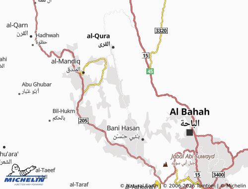 Carte MICHELIN al-Yarmouk - ViaMichelin