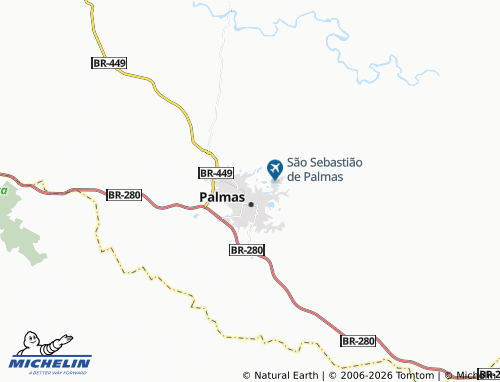 Mappa MICHELIN Santa Cruz - ViaMichelin