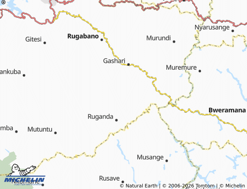 MICHELIN-Landkarte Nyagisozi - ViaMichelin