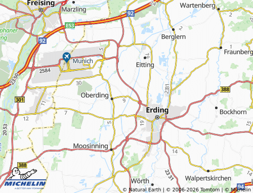 Mappa MICHELIN Niederding - ViaMichelin