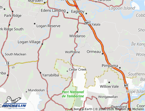 MICHELIN Wolffdene map - ViaMichelin