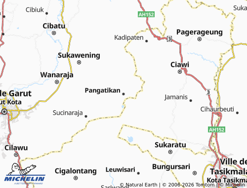 Carte MICHELIN Pangatikan - ViaMichelin