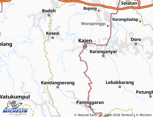 MICHELIN-Landkarte Sabarwangi - ViaMichelin