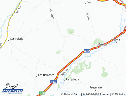 MICHELIN Tamarón map - ViaMichelin