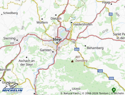 MICHELIN Am Porscheberg map - ViaMichelin