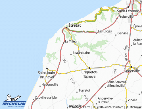 Mapa MICHELIN Beaurepaire - ViaMichelin